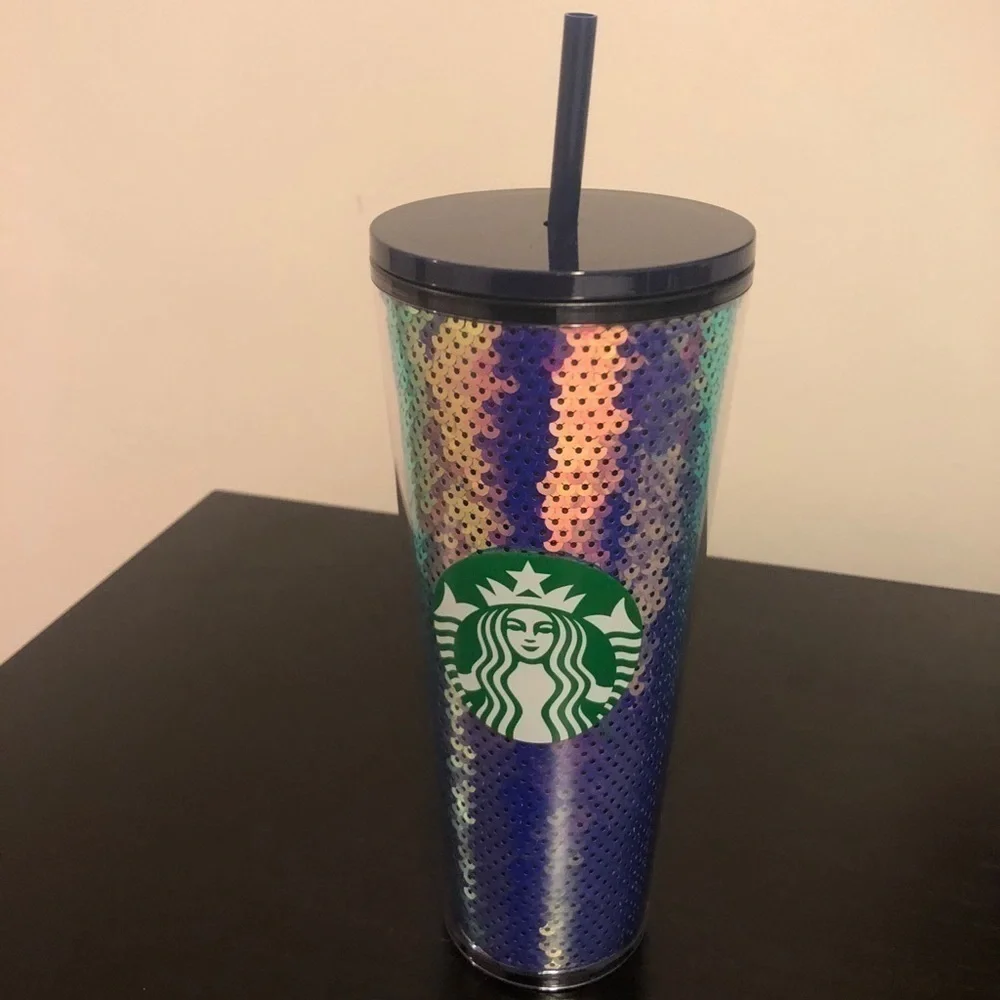 Starbucks Dark Sequin Venti Tumbler